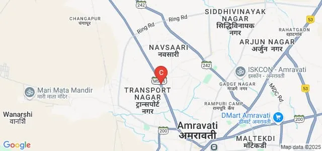 Wahed Khan College of Science, Amravati Map