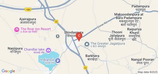 Mahatma Gandhi Engineering College, Jaipur Map