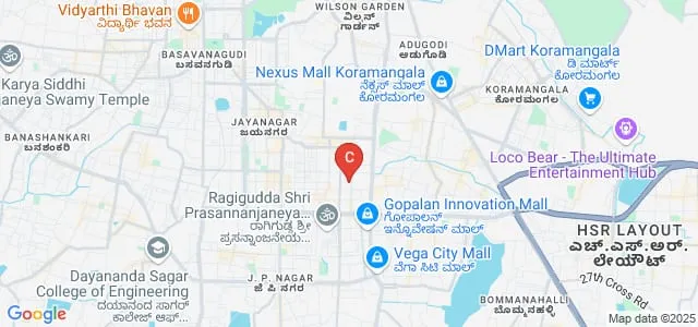 MEWA Vanguard Business School, Bangalore Map