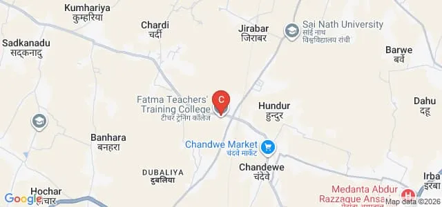 Fatma Teachers Training College, Ranchi Map