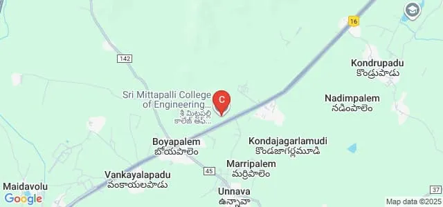 Sri Mittapalli College of Engineering, Guntur Map