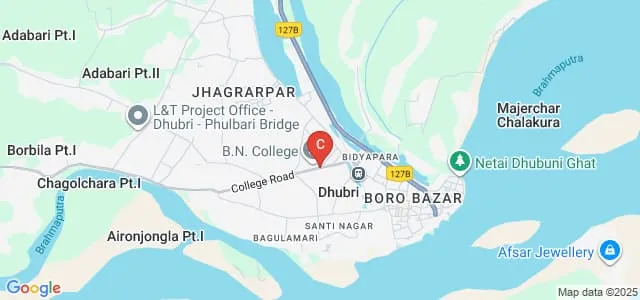 Bholanath College, Dhubri Map