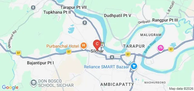 Deshabandhu Chittaranjan School of Legal Studies, Silchar Map