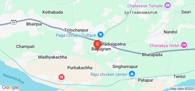 Bahugram Degree College, Cuttack Map