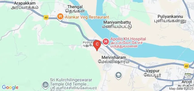 Global Institute of Engineering and Technology, Vellore Map