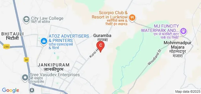 Saint Mary's College of Nursing and Paramedical Institute, Lucknow Map