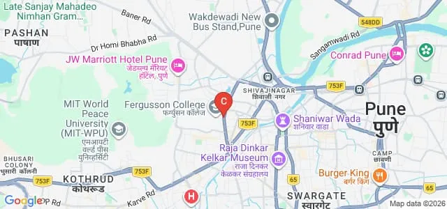 Fergusson College, Pune Map