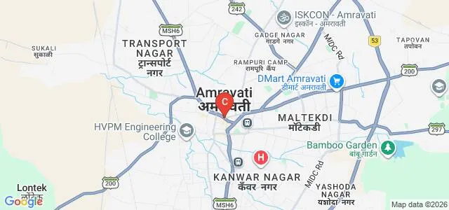 Smt Pratibhatai Patil Mahila Shikshanshastra Mahavidyalaya, Amravati Map