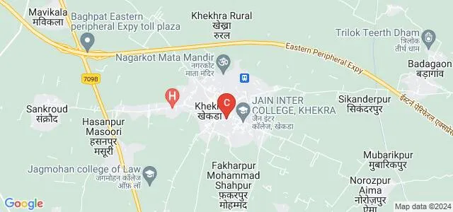 Seth Tarif Singh Jain College, Baghpat Map
