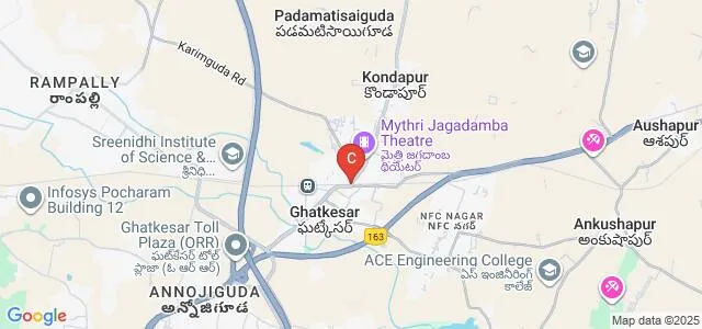 Mother Teresa College of Management and Computer Applications, Ghatkesar Map