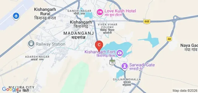 SRKP Government PG College, Kishangarh Map