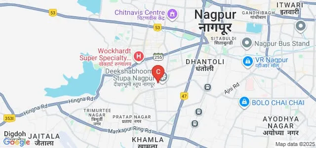 Dr Ambedkar Institute of Management and Research, Nagpur Map