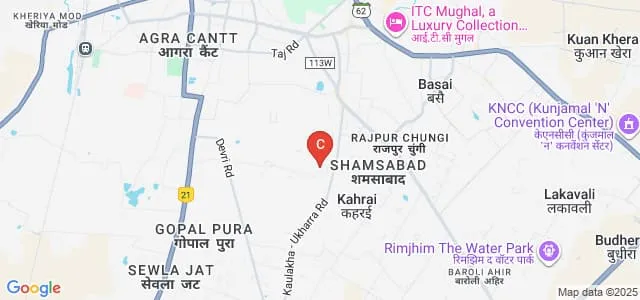 Chaudhary Kiran Academy Law College, Agra Map