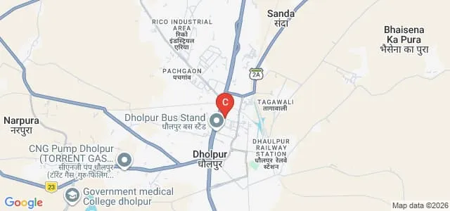 Sh Kanhaiya Lal College of Teacher Education, Dholpur Map