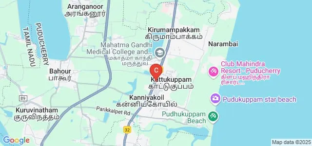 St Anne's College of Education and Research Centre, Pondicherry Map