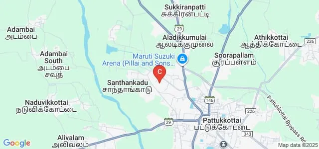 Pattukkottai Polytechnic College, Pattukkottai Map