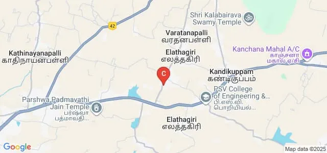 Gonzaga College of Arts and Science for Women, Krishnagiri Map