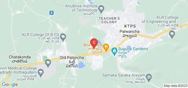 Jaya Institute of Business Management, Palwancha Map
