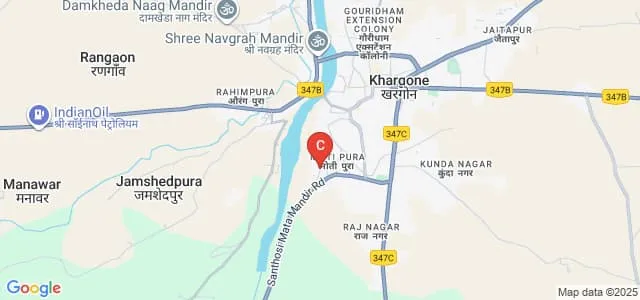 Sardar Patel Polytechnic College, Khargone Map