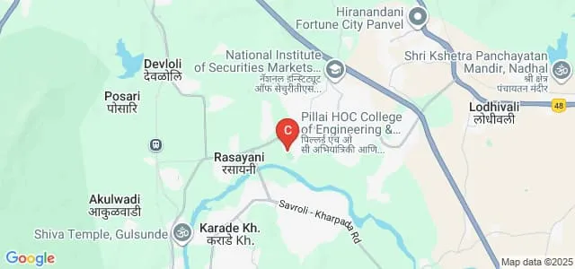 Pillai HOC Polytechnic, Raigad Map