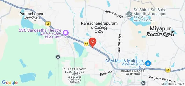 Holy Cross School of Nursing, Chamarajanagar Map