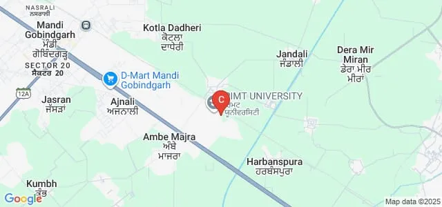 School of Legal Studies, RIMT University, Gobindgarh Map