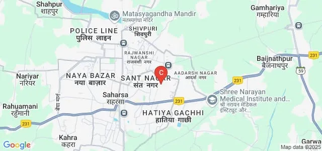 Saharsa College of Engineering, Saharsa Map