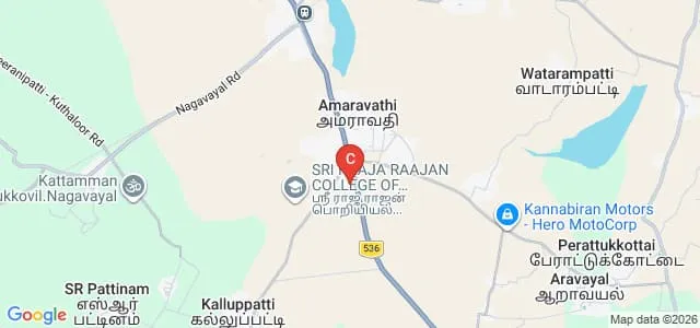 Sri Sarada Niketan College for Women, Sivagangai Map