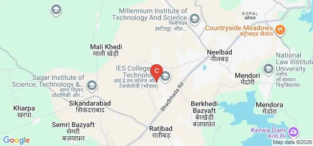 IES Institute of Pharmacy, Bhopal Map