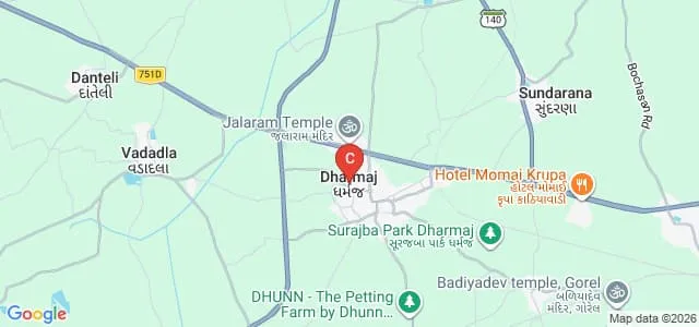 Ipcowala Institute of Engineering and Technology, Anand Map