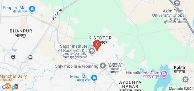 Sagar Institute of Research Technology and Science, Bhopal Map
