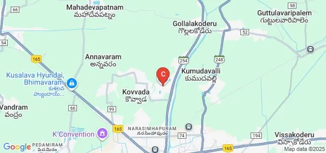 Vishnu Dental College, Bhimavaram Map