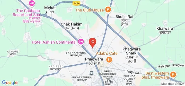 ARYA Institute of Management and Technology, Phagwara Map
