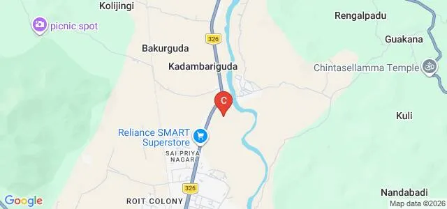 Gandhi Institute of Science and Technology, Rayagada Map