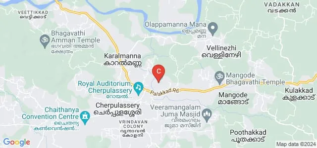 Ideal Training College, Palakkad Map
