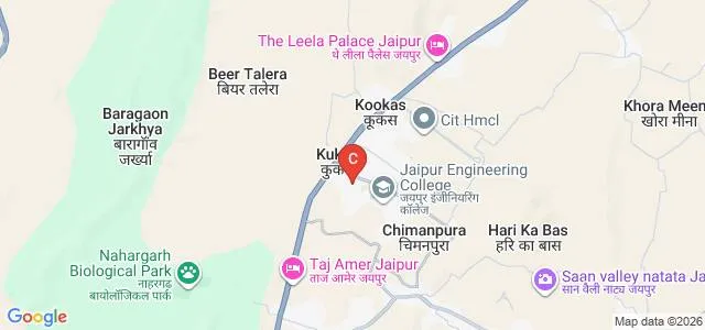 Shankara Institute of B Ed, Jaipur Map