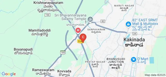 Chaitanya Institute of Science and Technology, Madhavapatnam Map