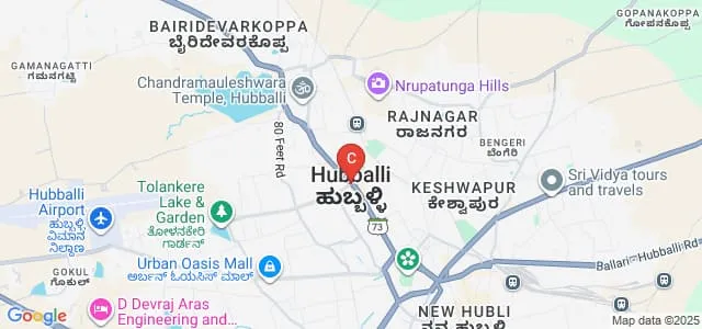 IBMR College of Computer Application, Hubli Map