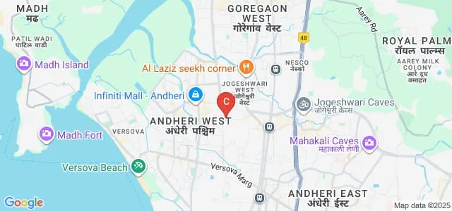 Zee Institute of Creative Arts, Mumbai Map