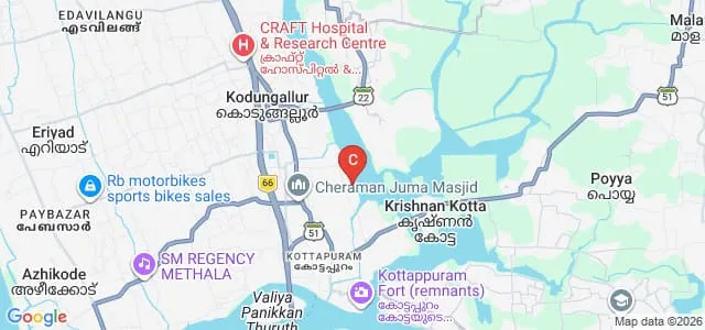 Dr Palpu Memorial SNDP Yogam College of Education, Thrissur Map