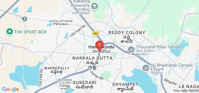 Fatima College of Education, Warangal Map