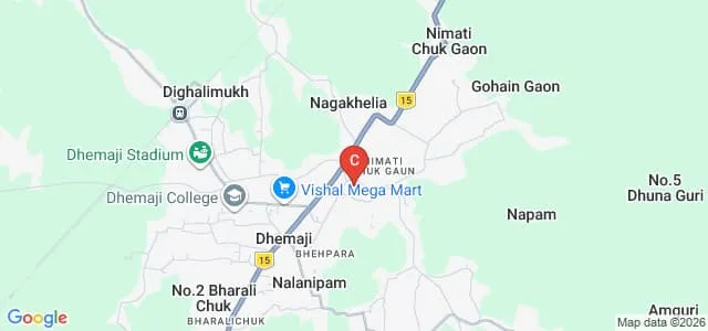 Dhemaji Post Graduate Training College, Dhemaji Map