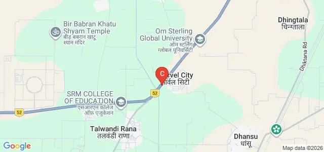 Manav Institute of Education, Hisar Map