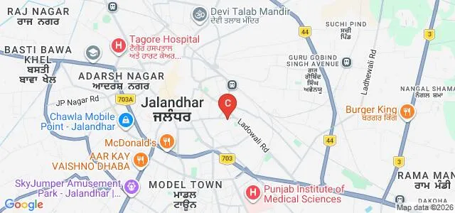 Government College of Education, Jalandhar Map