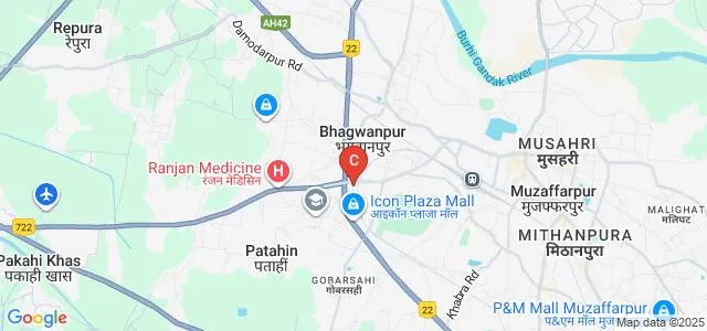 LN Mishra College of Business Management, Muzaffarpur Map