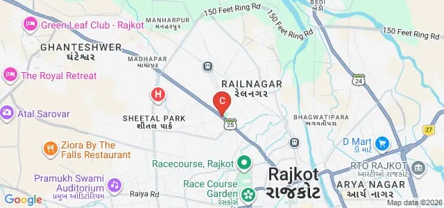 Shri Sanskardham B Ed College, Rajkot Map