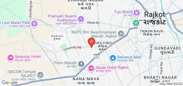 Shree Matrumandir Group of College, Rajkot Map