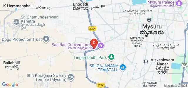 Mother Teresa College of Nursing, Mysuru Map