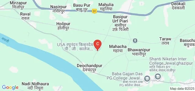 Virendra Mahavidyalaya, Ghazipur Map