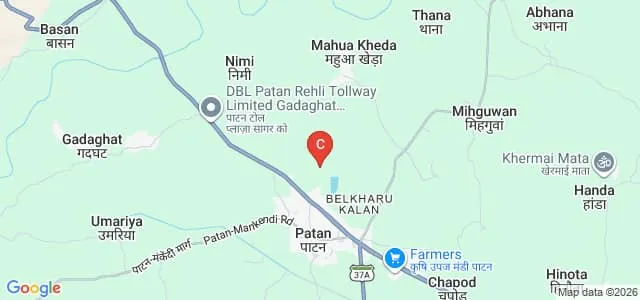 Shobha Singh Yadav Government College, Patan Map